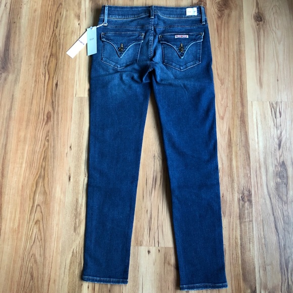 NEW HUDSON Collin Skinny Distressed Jeans Blue Size 27 Women’s - Picture 3 of 16